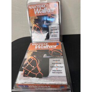 2 Yaktrax Walker Large Traction Cleats For Snow & Ice Black Durable Lightweight